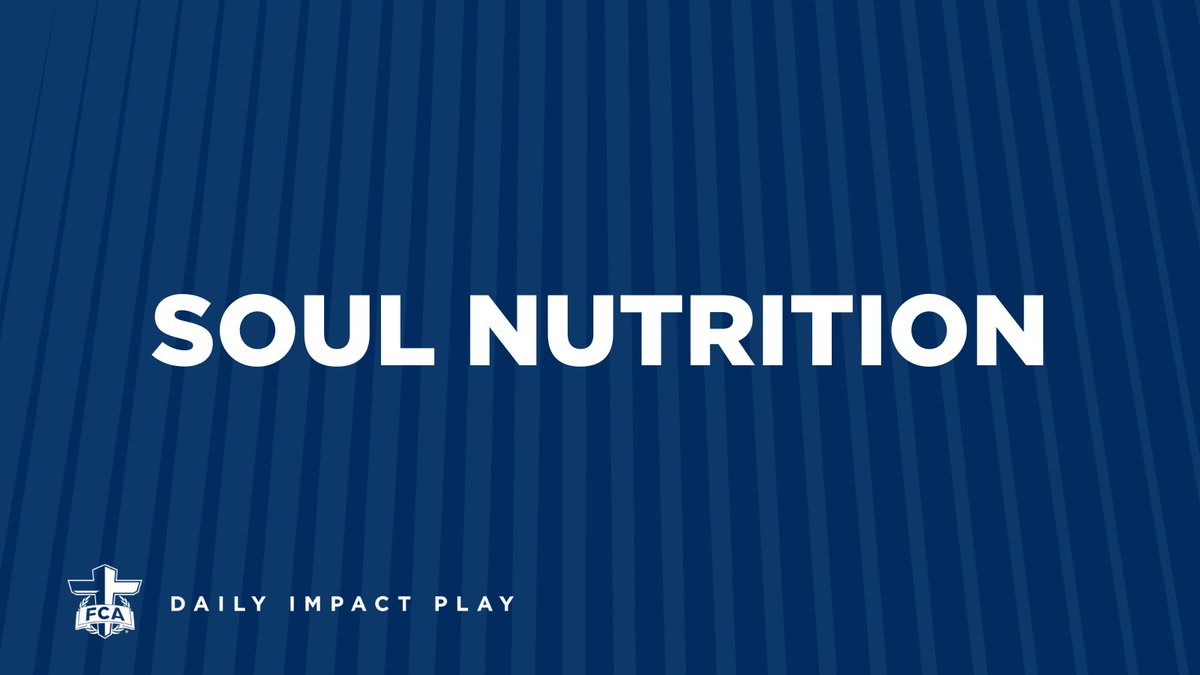 TheFCATeam's tweet photo. When we try to satisfy our souls with anything apart from the Lord, we can expect never to be fully satisfied. How can you give your soul the nutrition it needs? Read more here: https://t.co/eBZZZQeHgV #DailyDevotional #TeamFCA https://t.co/lCIhnxVuet