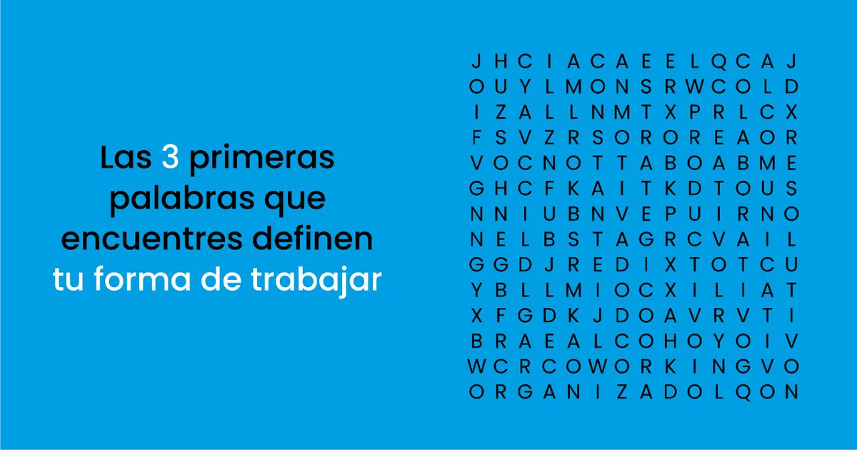 Hoy empieza el fin de semana y lo sabéis. Por eso, desde #WeKCo, queremos jugar a un juego con vosotrxs... Y a ti, ¿qué forma de trabajar te define? 

#coworking #coworkinglife #coworkingplay #coworkingcommunity #networking