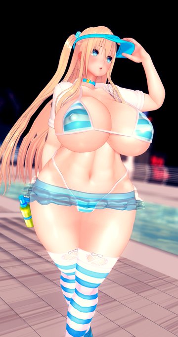 でぶにゃんの作る子はみんなヘソ、腰回りを重点的に造形してるだからこんなにもシコいんだ 