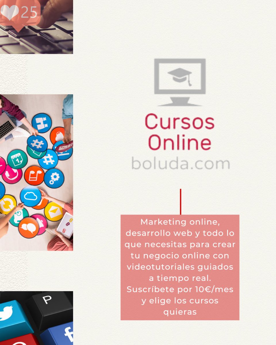 Aprende las estrategias más efectivas para impulsar tu negocio en el mundo digital. Desde SEO hasta redes sociales, diseño gráfico y publicidad. 

¡Potencia tu conocimientos y lleva tus habilidades al siguiente nivel! 🚀🎯 #MarketingDigital #CursosOnline #almeria #clubdemarketing