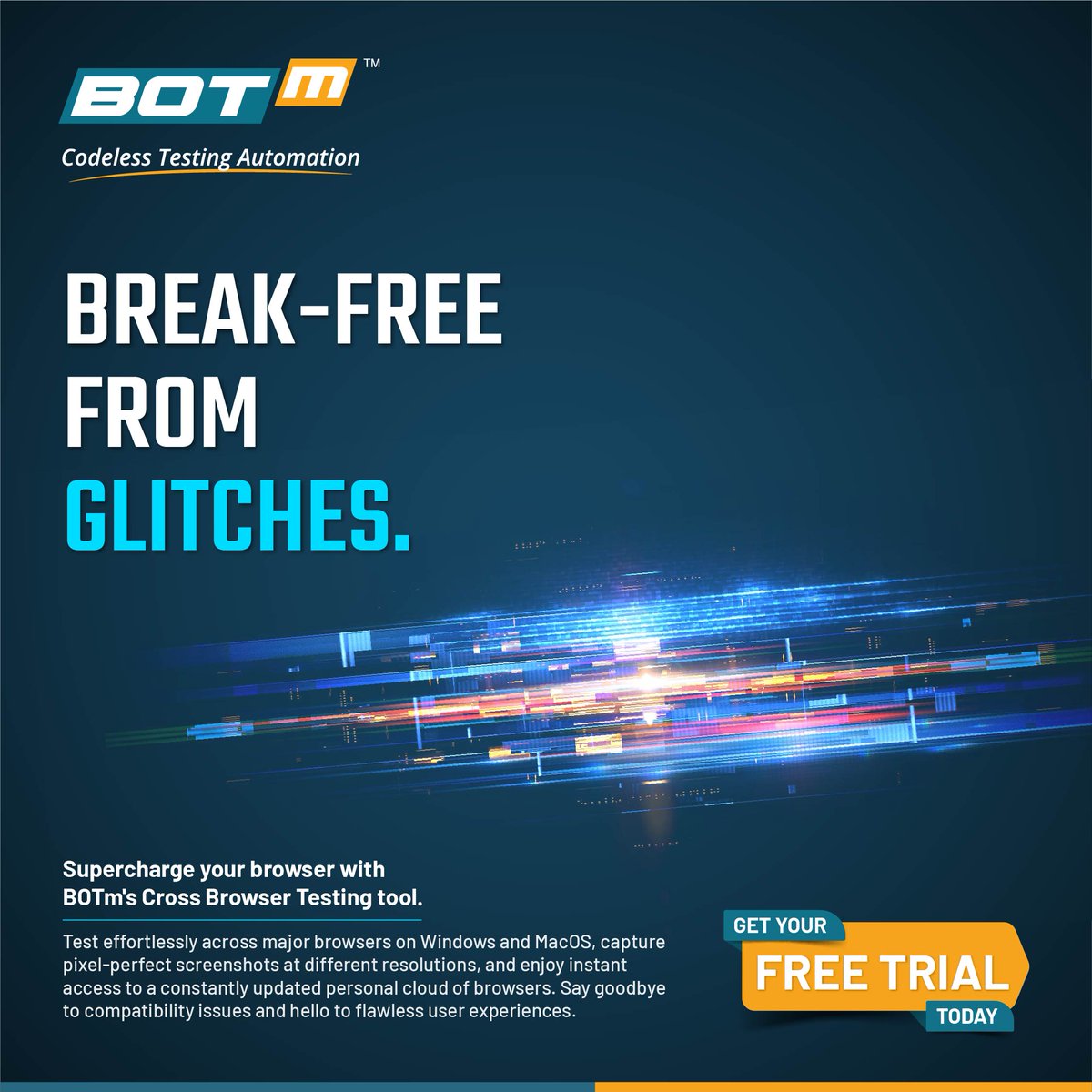Seamless browsing experience across all platforms with BOTm's Cross Browser Testing Tool.

Get your Free Trial: botmtesting.com/lp/mobile-test…

#BOTm #automatedtesting #Automated #mobileapptesting #apptesting #freetesting  #automation #mobileappsolutions #crossbrowsertesting #browser