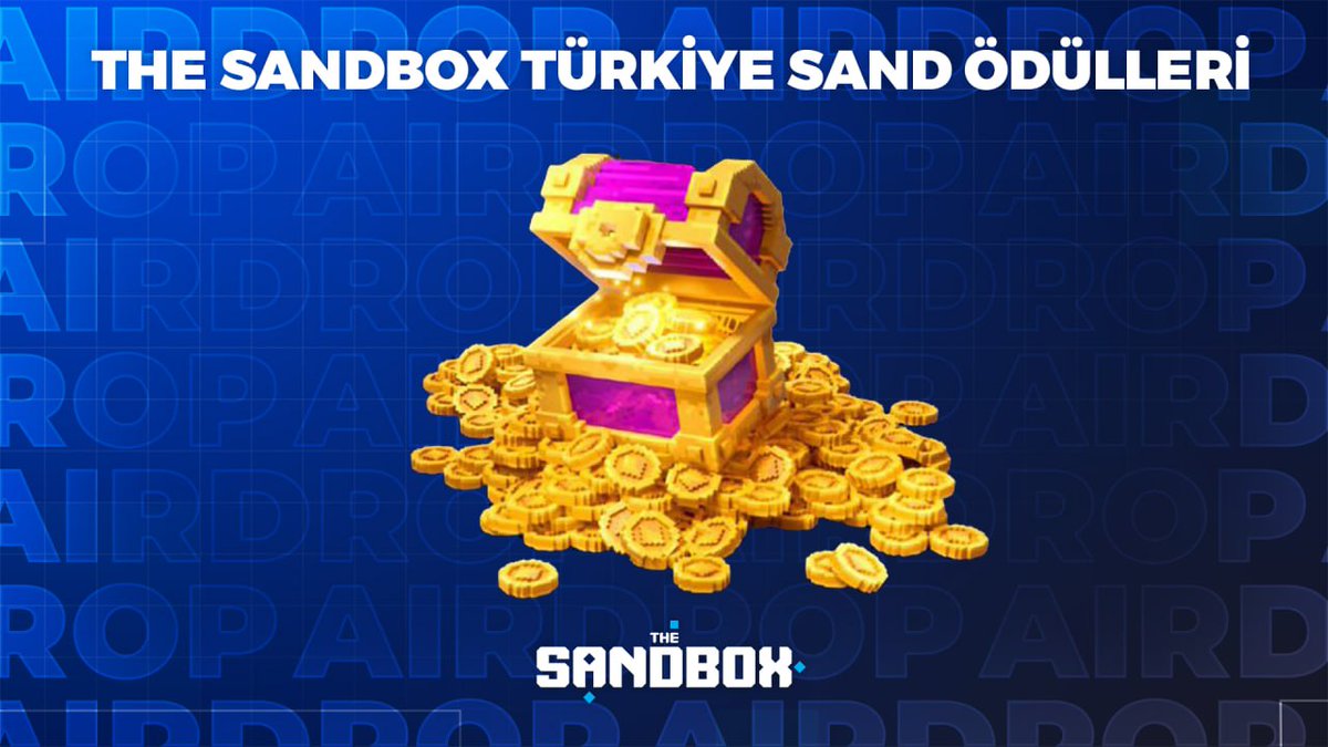 Hey!, The Sandbox Türkiye Bayram hediyesi olarak $SAND dağıtmaya devam ediyor! 🔥🤑

Sizin için sürpriz $SAND ödülleri hazırladık. 🎁

Şans eseri dağıtacağız! Hazır mısınız? 😎

🎁Herkese şimdiden iyi bayramlar💙RT + Takip + 3 arkadaşınızı ETİKETLEYİN! 🔥