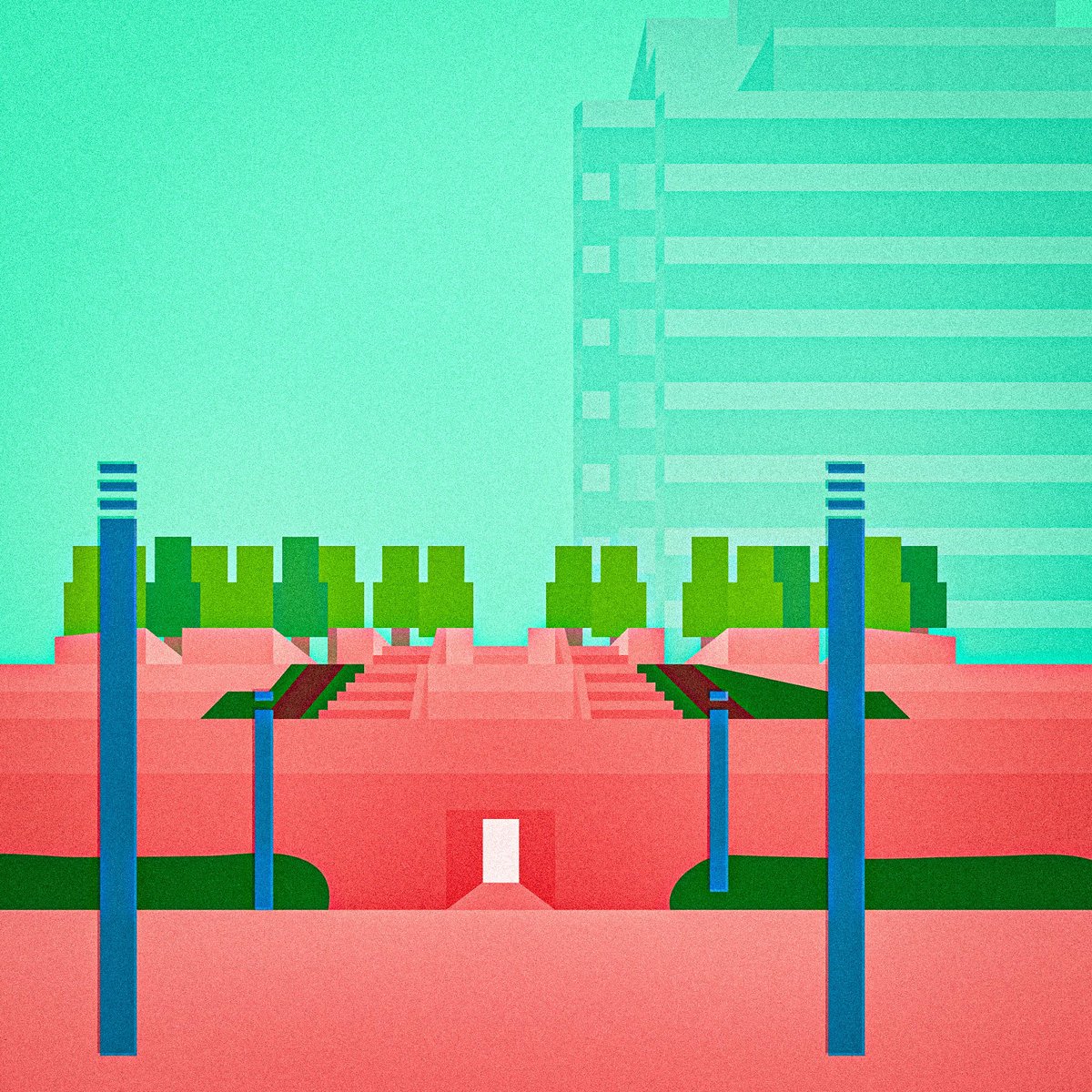 Kogreenillust's tweet photo. 不思議な街
Park between buildings in Hodogaya, Yokohama

👀👇Check out my new collection👇👀
Ko green illustration listed on @foundation
https://t.co/Uuk3hP0yyz
#NFT #NFTCommunity #nftart #illustration #Yokohama #横浜 https://t.co/pnIpCV36J0