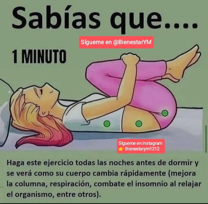 ✨🍉🥥🌱☀️Tip Salud☀️🌱🥥🍉✨

¿Sabías qué?

Ejercicio fácil para dormir mejor.

🌟Gracias por darle al Corazón♥️ y por el Retweet🔄🌟

✨Regálame un Hola si me lees✨