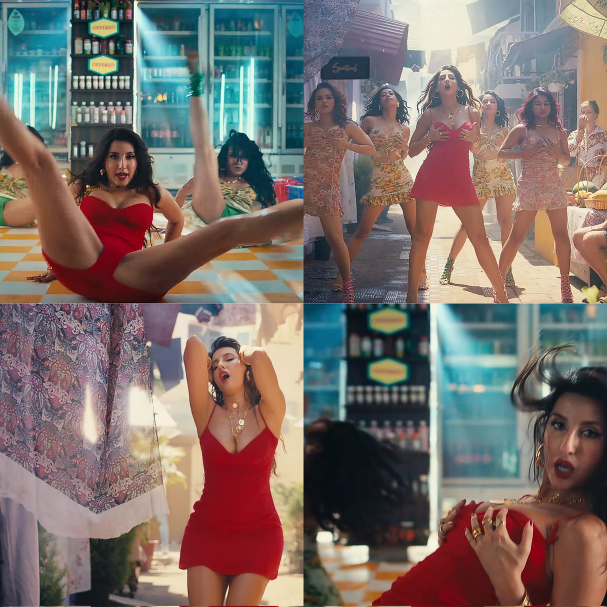 #NoraFatehi don't have anything to serve her fans Except this Sensual Dance Moves from her Latest Single #SexyInMyDress 

@NorraFatehi