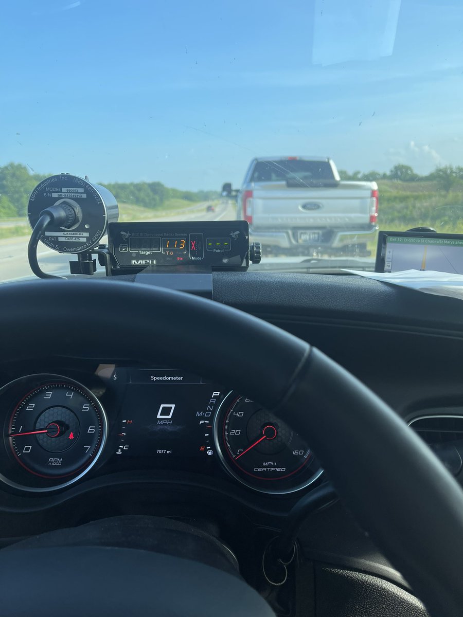 Trooper Salato stopped this vehicle SB at the 55MM on I-35. Driver excuse: was heading home and having a bad day. If you are having a bad day please don’t put others or yourself in danger driving this reckless! Speed kills, slow down and buckle up every trip, every time!