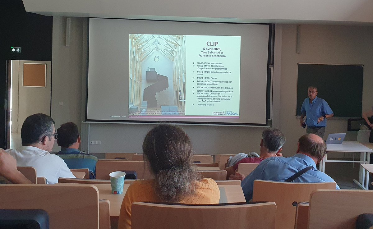 LesotPhilippe's tweet image. Brain storming du CLIP (comité  local de l&apos; #InstitutPascal)
Passé, présent, futur.
@UnivParisSaclay