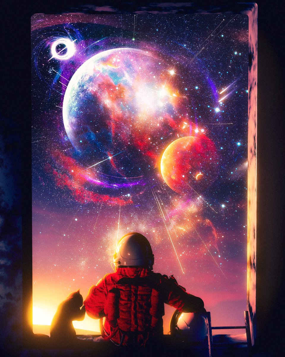 Gm fams 🏴‍☠️
NEW DROP IS LIVE💫👨‍🚀🐈‍⬛

Starry night - @themainugly ⚔️<a href="/365hues/">COSMIC</a> 
0.01Ξ Open Edition.

🔗: foundation.app/collection/str… 

#Dimensions