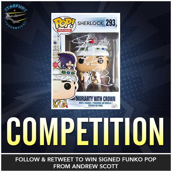 Great #competition for all fans of #sherlock

We are giving away a <a href="/OriginalFunko/">Funko</a> of Jim Moriarty signed by #andrewscott!

For a chance to win, simply follow us and retweet this post.

The winner will be chosen on Sunday.