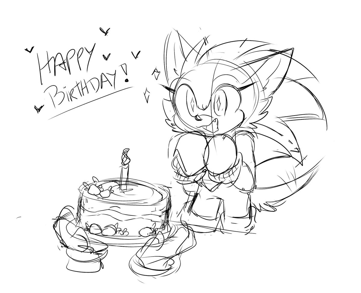 Happy Birthday to my Sonic 😔🤙
#SonicArt #SonicAU