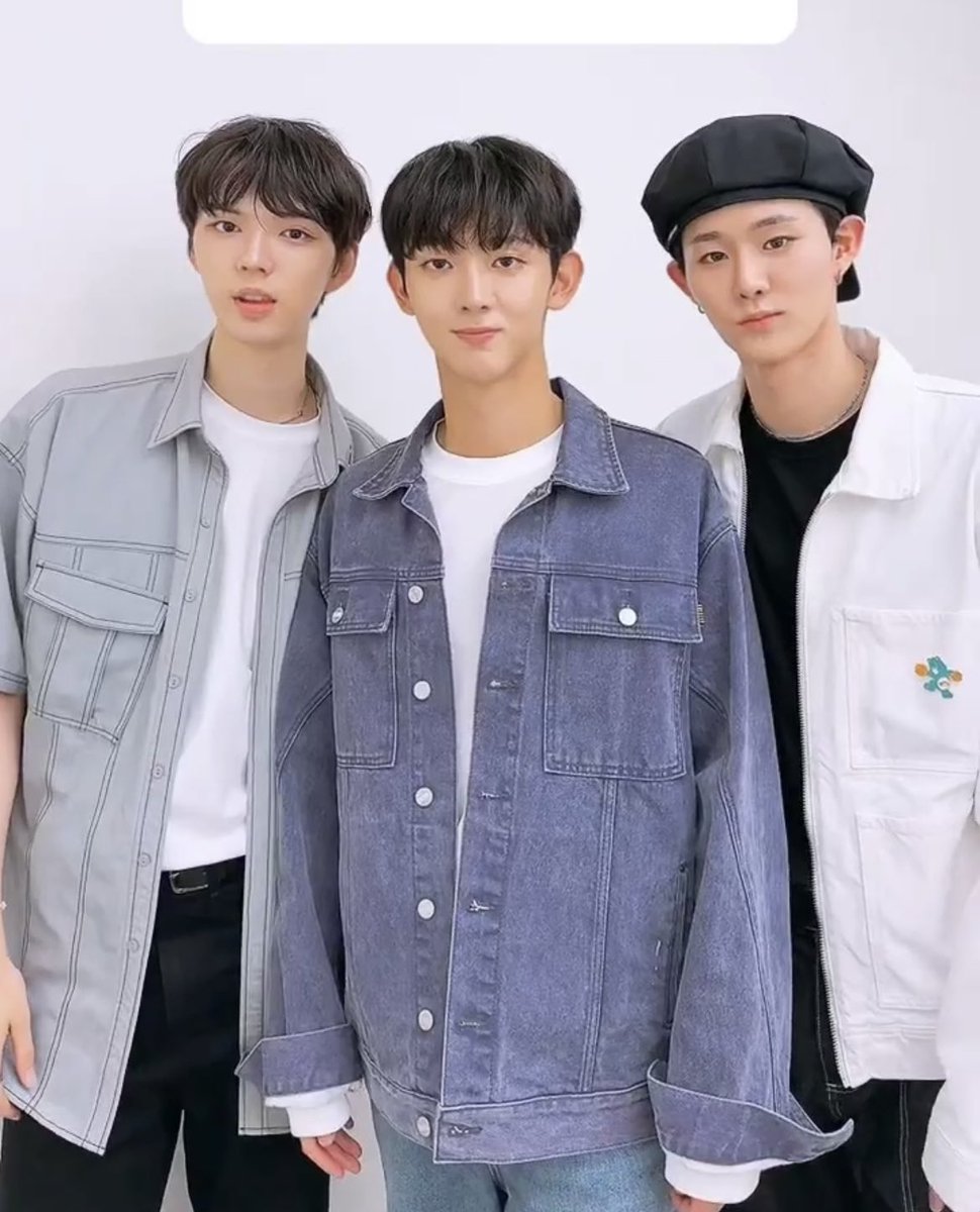 seungeon changed his clothes to denim jacket so they three match? i wonder if they are shooting a content right now 🥹
