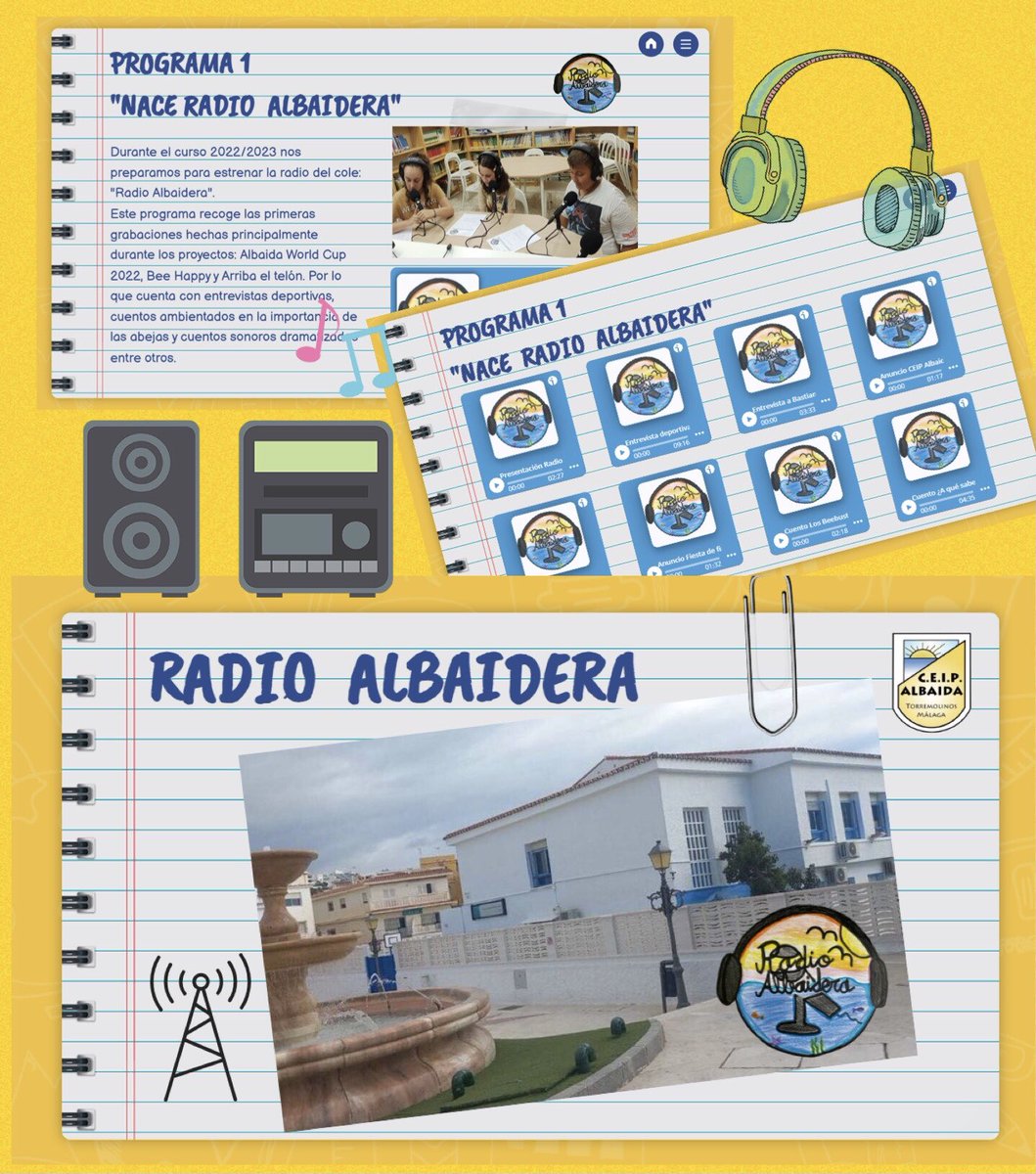Y para finalizar este curso os presentamos nuestro primer programa de Radio Albaidera. Esta actuación forma parte del Proyecto Lingüístico de Centro, donde se promueven las competencias comunicativas del alumnado. ¡Esperamos que os guste! <a href="/PLC_Andalucia/">PLC Andalucía</a>