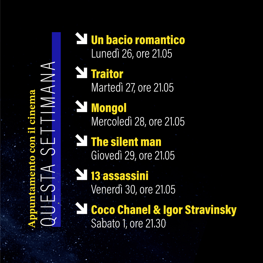 TeleuniversoTV's tweet photo. [ ᴀᴘᴘᴜɴᴛᴀᴍᴇɴᴛɪ ᴄᴏɴ ɪʟ ᴄɪɴᴇᴍᴀ ]

Le proposte della settimana per le vostre #primeserate di questa settimana.
𝗦𝗰𝗼𝗿𝗿𝗶 𝗹𝗮 𝗴𝗮𝗹𝗹𝗲𝗿𝘆 𝗲 𝘀𝗰𝗼𝗽𝗿𝗶𝗹𝗶 𝘁𝘂𝘁𝘁𝗶! https://t.co/LnXYRphz6P