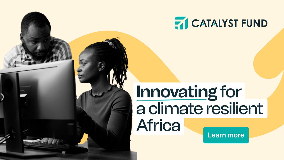🔎Looking for great early stage startups working on #ClimateData in Africa to invest in. Know any?

Share your pitch deck: maxime@thecatalystfund.com