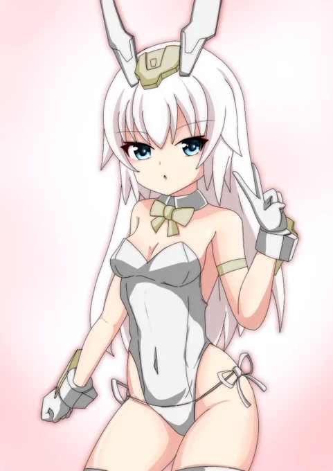 今週だけで2作も絵を描いて偉い! 一枚目 IKOL さんのあまねちゃん 二枚目 ウカさんの白バニーちゃん