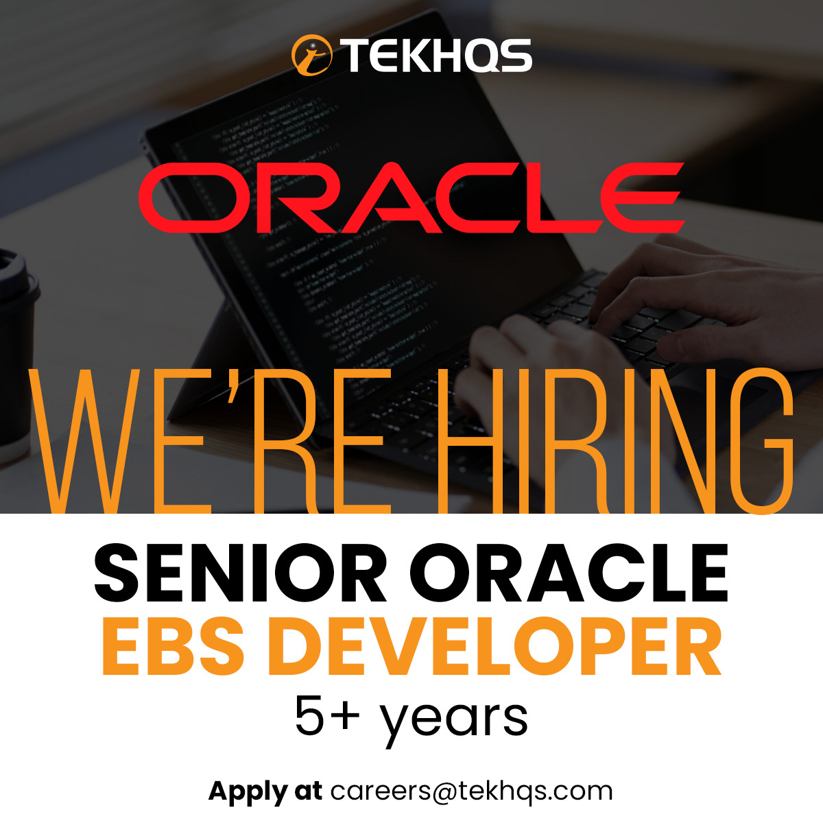 TekHeadquarters's tweet image. Seeking a Senior Oracle EBS Developer with 5+ years of experience! Join our talented team at TEKHQS!
Apply now by sending your resume and cover letter to careers@tekhqs.com.
#Tekhqs #SeniorOracleDeveloper #OracleDevelopment #JoinOurTeam #TechInnovation #CareerOpportunity