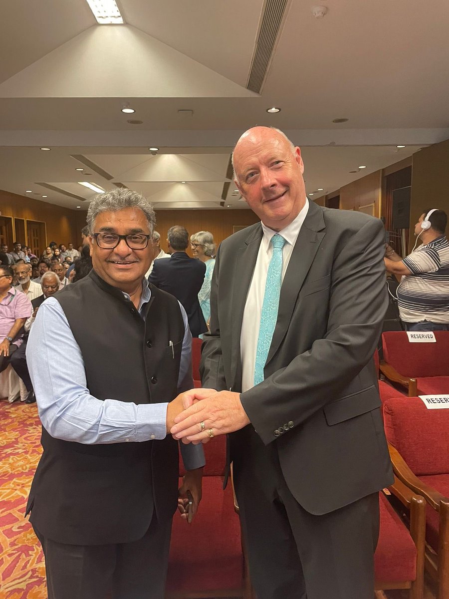 svane_freddy's tweet photo. Feeling good and green as attending the 50th anniversary of @teriin - a consistent game changer within environment, climate and sustainability. Not for profit but for the public goods. @DenmarkinIndia https://t.co/uj9gmj4eyQ