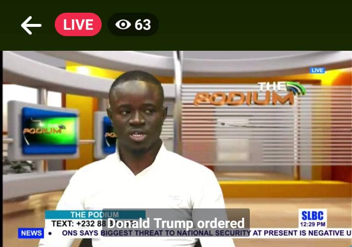 NationCampaign's tweet photo. Yesterday, our campaign lead @keita_ansumana & #ThePowerOf18 champ πΈπ± call on young people to actively & peacefully participate in #J24 polls. He made this clarion call at the National TV #SLBC which also had 2k views on FB.
@YIAGA @CGGSierraLeone @DSamsonItodo @USEmbFreetown https://t.co/NMb2LWZyZH