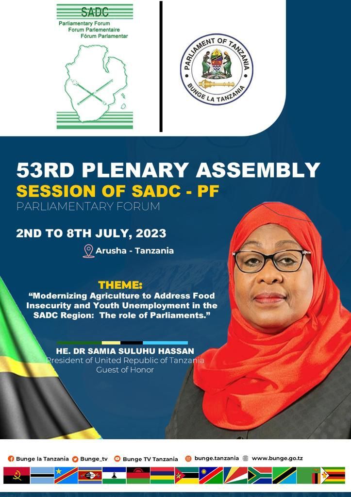 The 53RD Plenary  Assembly  of SADC - PF  @sadcpf #SADCYouth