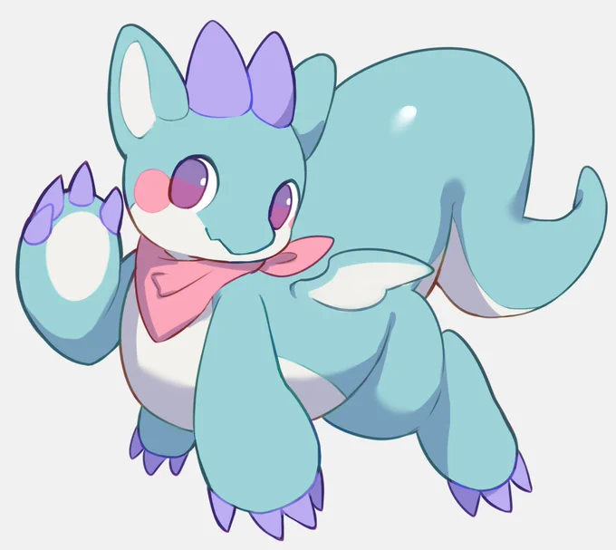 こういう感じのマスコットキャラっぽい子も好き という絵