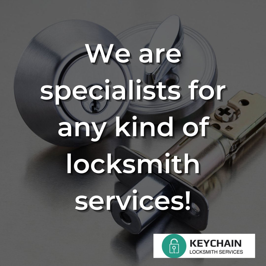 KeychainDenver's tweet image. Get all of your locksmith-related problems solved. We are available 24*7.

Give us a call:  
(720) 310-6036

#residentiallocksmith #sparekey #locksmiths #security #keyservice #lostcarkeys #mobilelocksmith #24hourservice #locksmithservice #emergencylocksmith