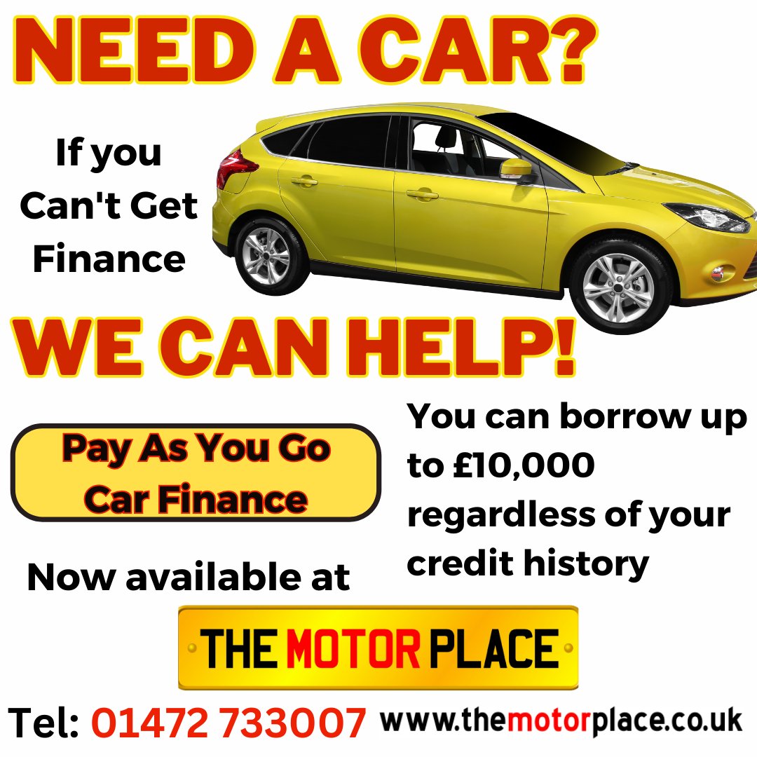 🚘🛑 Can't get credit for a car? 
Our car finance application has got you covered! 
Apply now and drive away in your next car. 🌟🔑 
Don't let bad credit stop you! themotorplace.co.uk/car-finance-ap…