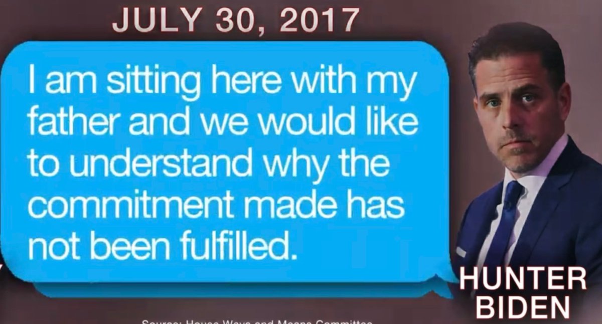 WOW!  Hunter Biden and “Dad” (Joe Biden) were REALLY MAD at some Chinese guy for not paying their BRIBE in Full and on time.  BIGGER THAN WATERGATE