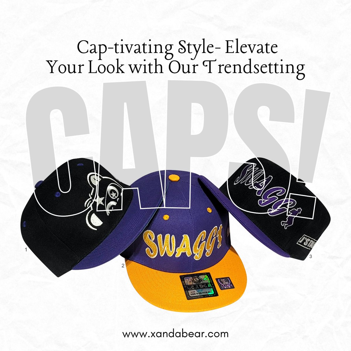 xandabeartwt's tweet image. Discover the ultimate fusion of style and comfort with our wide range of Xanda Bear Pitch Snapbacks and J Star Swagg Caps. 
----
Visit: xandabear.com/products 
.
#XandaBear #CustomStyle #Fashion #FashionPerfection #SophisticatedStyle