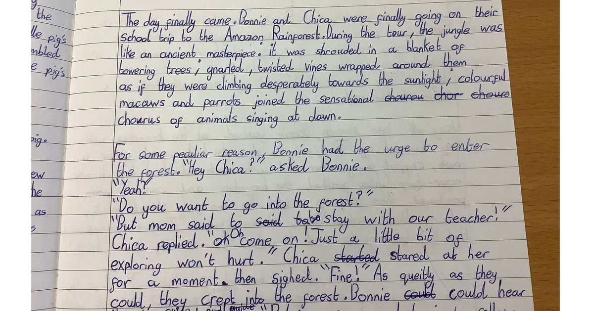TrainingSpace's tweet photo. Fabulous work by Year 6 in @ParkfieldPri based on The Explorer 🧭. The pupils have developed their descriptive writing techniques throughout this unit 🤩 ✍️.
If you're in the #UnitPlanFam, you can find this unit in your library. https://t.co/MSUkeIeosM