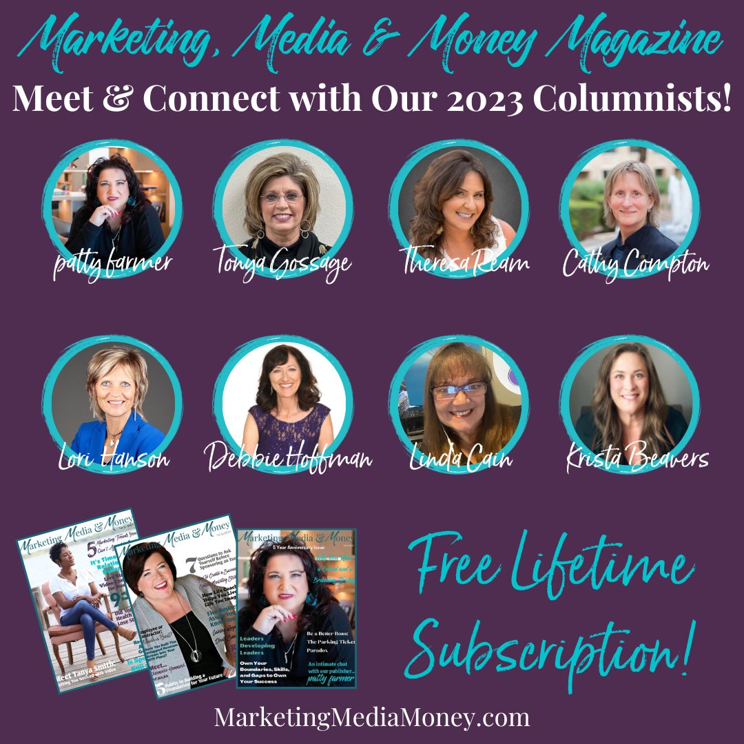 PattyFarmer's tweet photo. #NationalColumnistsDay I am honored to celebrate, recognize, and appreciate the current & past columnists and their contribution to the Marketing, Media & Money Magazine. #M3Mag https://t.co/g2x7fDOiPS
Have you grabbed your FREE copy yet? https://t.co/4nH7HM8EaA