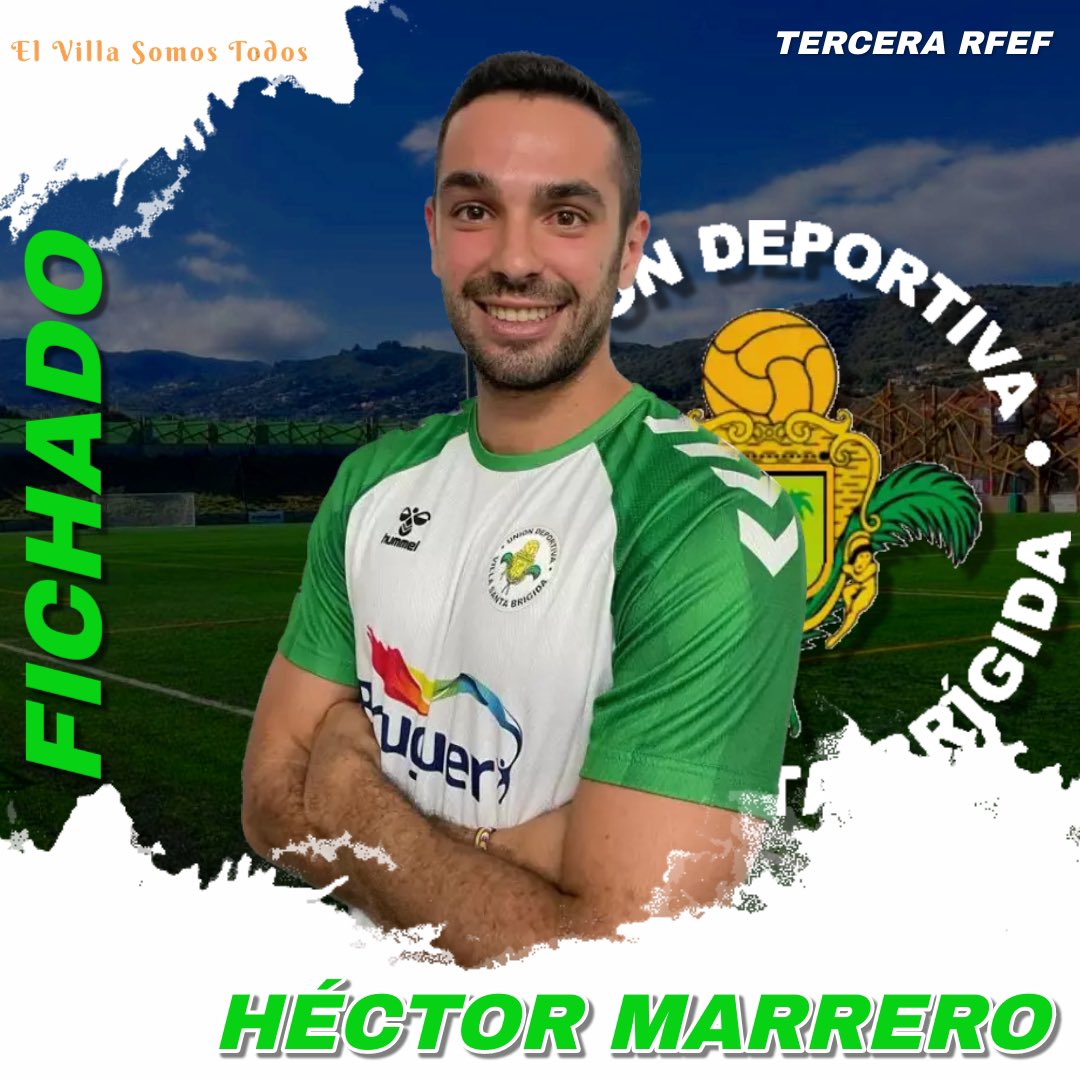 🔶 FICHAJES 23/24🔶

✨Nuevo fichaje para la próxima temporada, HÉCTOR MARRERO procedente del <a href="/UDTamaraceite/">U.D. Tamaraceite</a> reforzará nuestro medio del campo. Muchas gracias y bienvenido HÉCTOR.✨

#elvillasomostodos💚