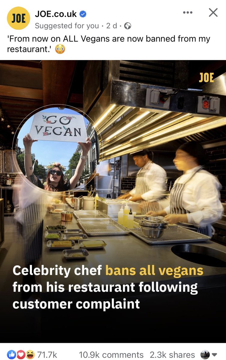 For more #chefs like this, I’m not #vegan for life 🤣