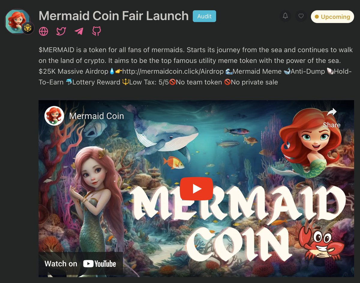 Mermaid Coin tweet media