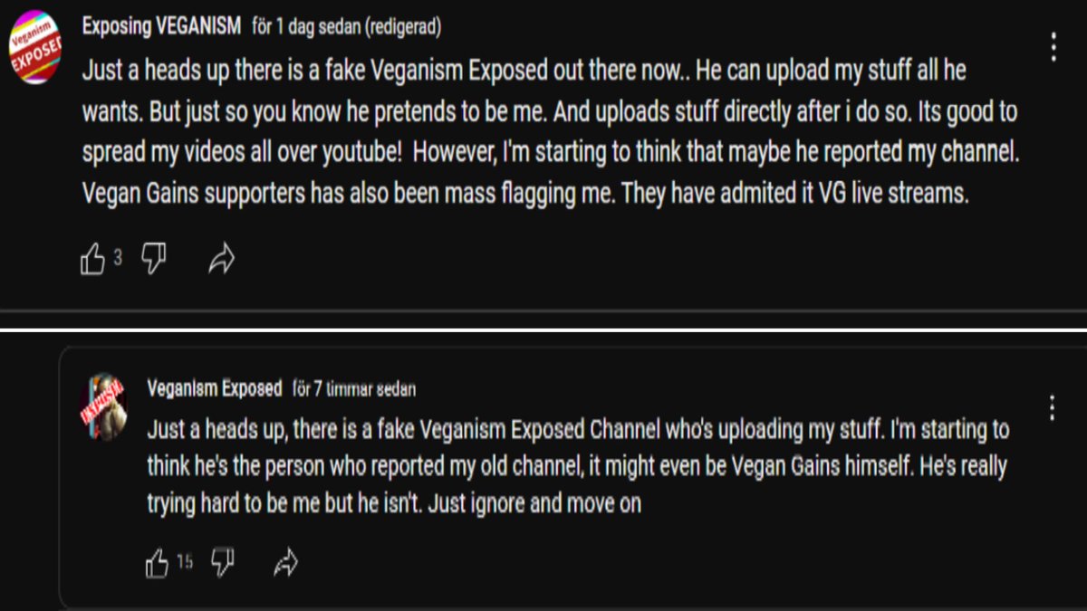 ExposedVeganism's tweet photo. @TeamYouTube https://t.co/i9begl3yrg