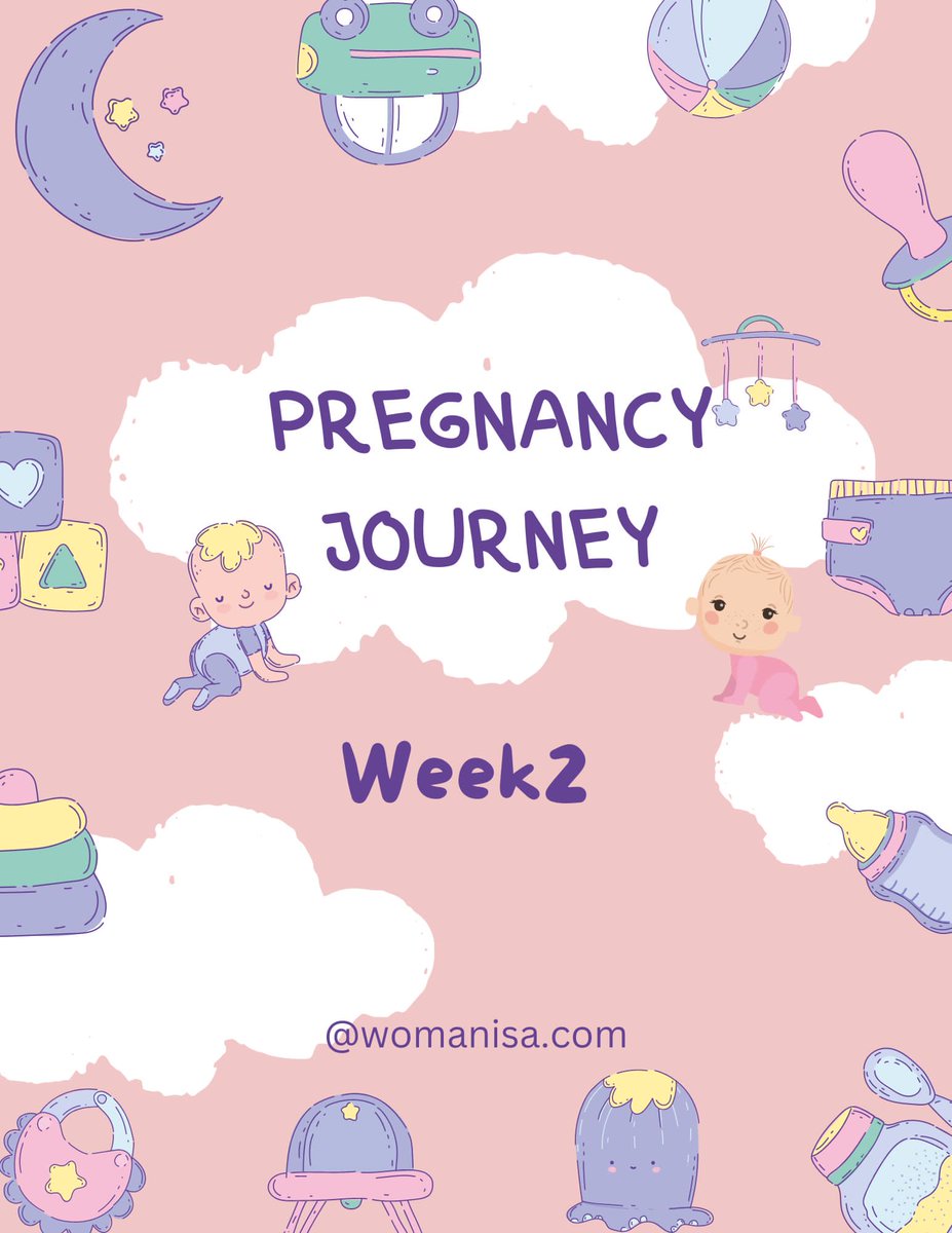 What is happening in #Week2 of your exciting #pregnancyjourney?
Click on the link to learn more: womanisa.com/2023/06/23/pre… 
#pregnancyjourney #pregnancytracker #pregnancyweekbyweek #pregnancyweek2 #womanisahealth #womanisapregnancytracker #mypregnancyjourney