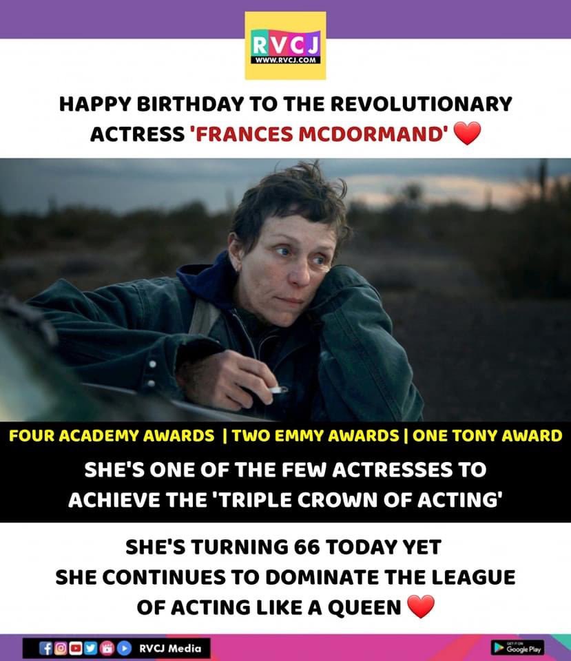 Happy birthday Frances McDormand!    