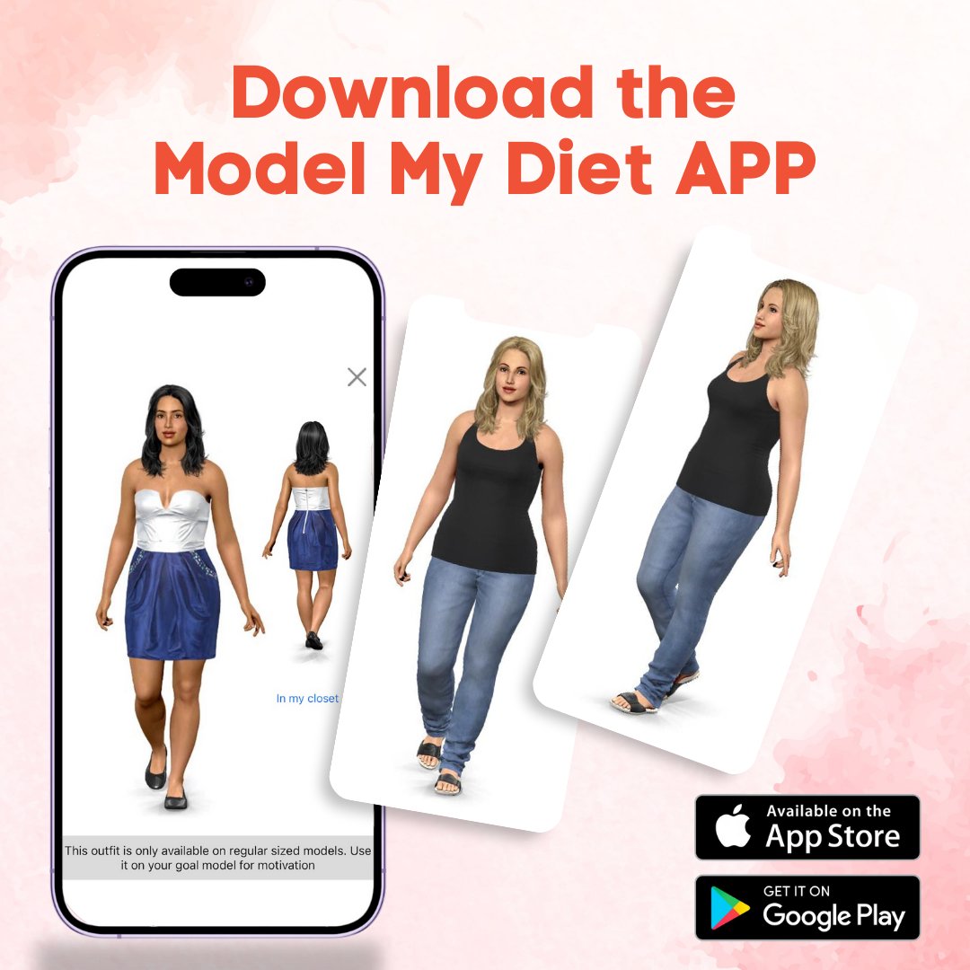 modelmydiet's tweet photo. My Model - Women is here to empower you on your weight loss journey. 💚 💪

Create your personalized avatar, track your daily weight change, and witness your future healthy self from all perspectives. Conquer your goals like never before! 

#modelmylifestyle #healthapp https://t.co/GaukAQoaX5