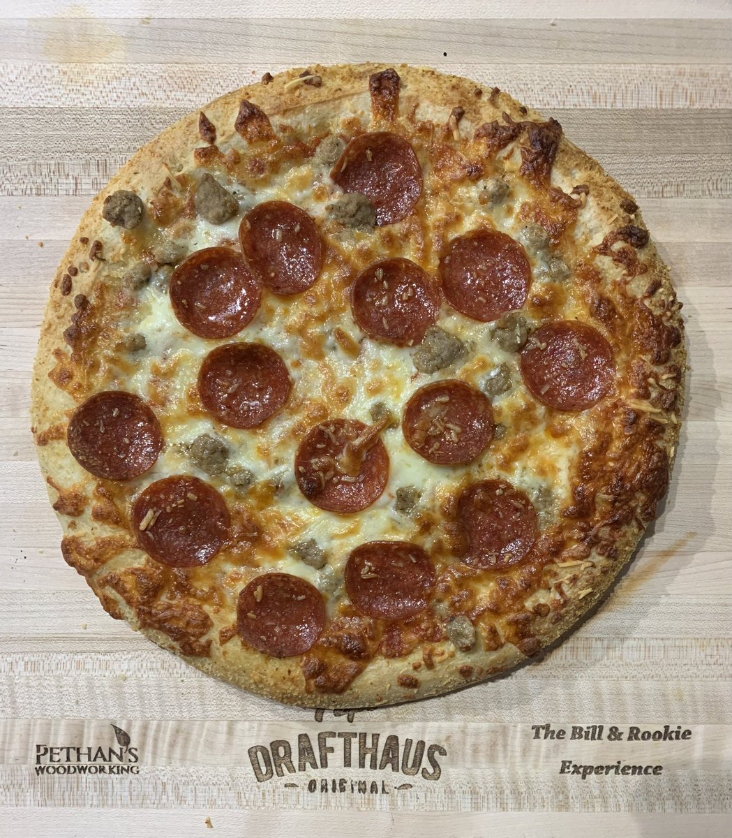 The new @pepsdrafthaus rising crust pizza! Can’t wait to try this! #SummerOfPizza