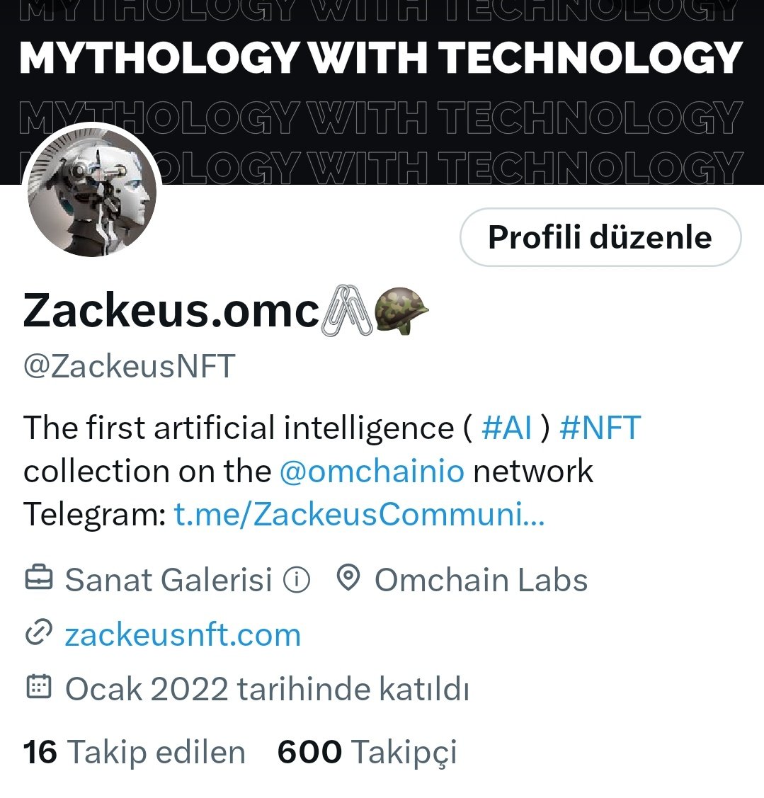 ZackeusNFT's tweet image. #ZackeusNFT fans are increasing day by day and we have become a big nft family, we have become 600 people, thanks to everyone, we will reveal our innovations soon. 🎉🎉

@omchainio 
@omchainARMY 
@OmchainLabs