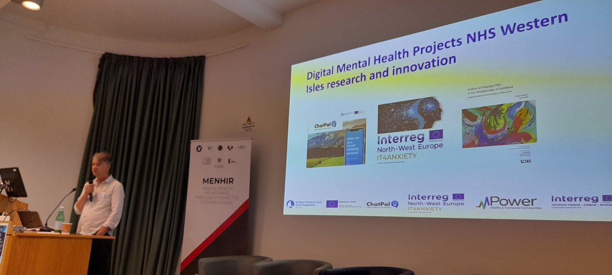 Friend Martin Malcolm from NHS Highlands and Islands Scotland and <a href="/ChatPal1/">ChatPal</a> talking on Challenges in rural areas