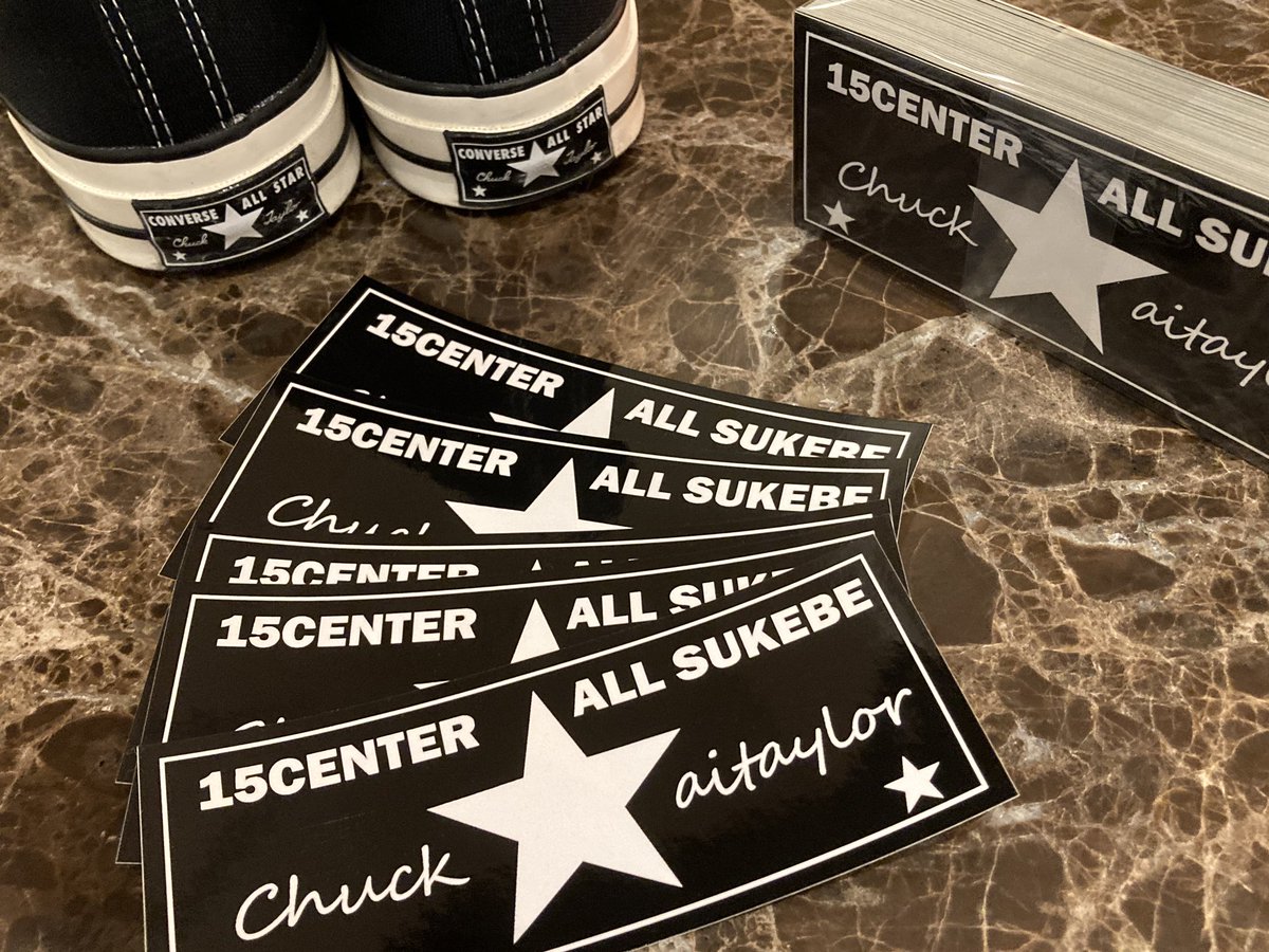 15center15's tweet photo. 伊藤忠から怒られそうな新作の
SUKEBEステッカープレゼント企画🎁
インスタから応募お待ちしてます😎

https://t.co/IYuZAFXtW7

#いちごセンター
#スニーカー
#プレゼント企画 
#ステッカープレゼント 
#コンバース 風
#オールスター　風
#chucktaylor  風
#ct70 風
#風付けとけば問題なし https://t.co/vbuSPn8YCn
