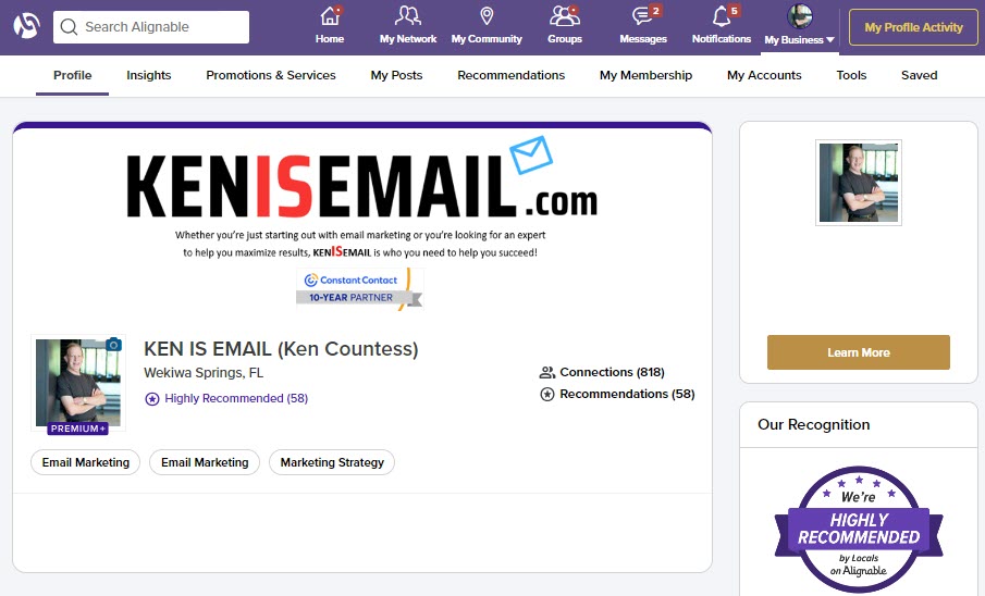 kencountess's tweet photo. If you haven't already done so, connect with me on Alignable, a network of 8,000,000 business owners!  (It's free to join.)  https://t.co/AYwGMdyn0Q https://t.co/rhPZYHCU3Q