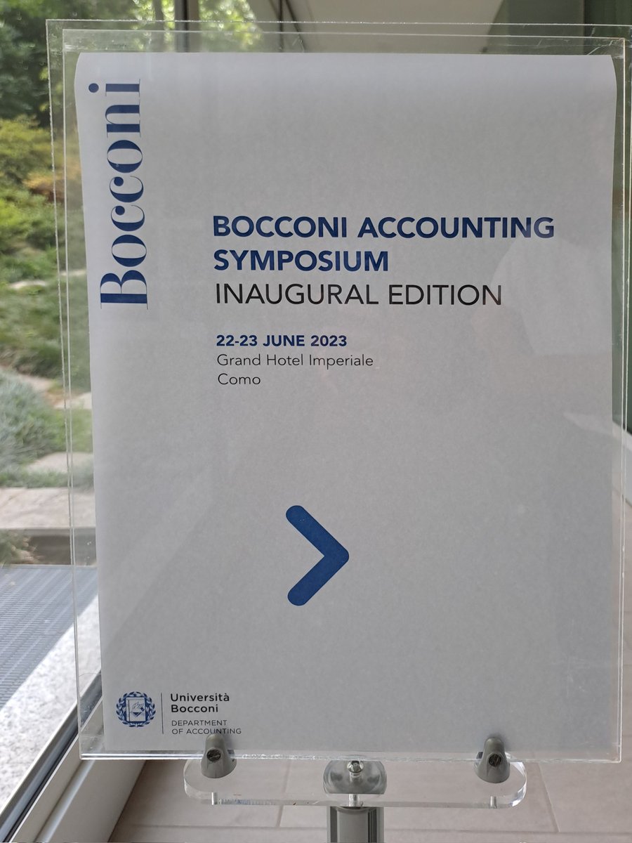 _isabranc's tweet photo. Great time at the Bocconi Accounting Symposium! 😊 @Unibocconi https://t.co/wXwWWHl3o8