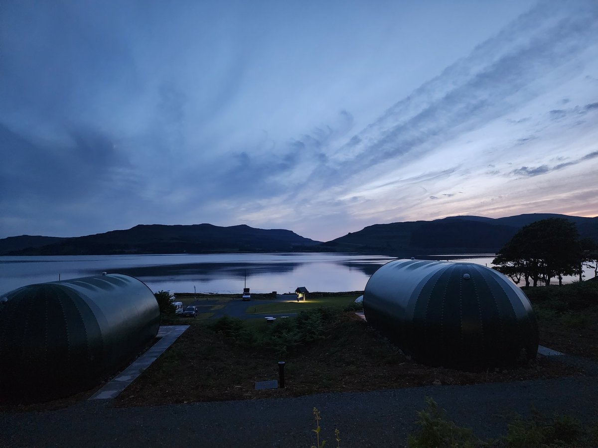 Our view from our pod on the #isleofmull #scotland 💗🔮