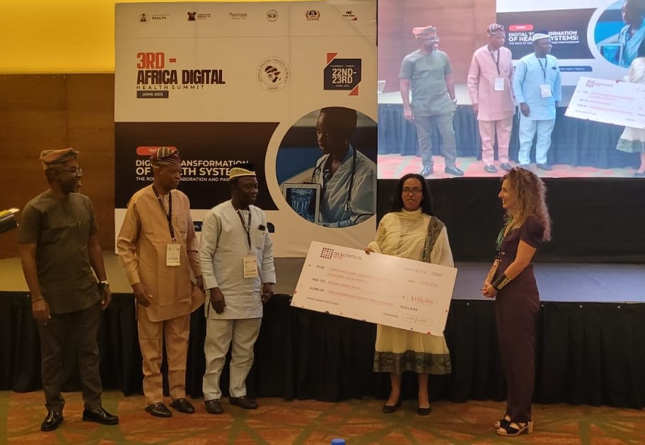 #BETTEReHEALTH is proud to have supported the @HealthTech_org #Play4Health challenge. Congratulations to the winners WeCare.et and @Medtech_Africa/@Forcardio, just announced at the #adhs2023 @adhsummit in Lagos, Nigeria.