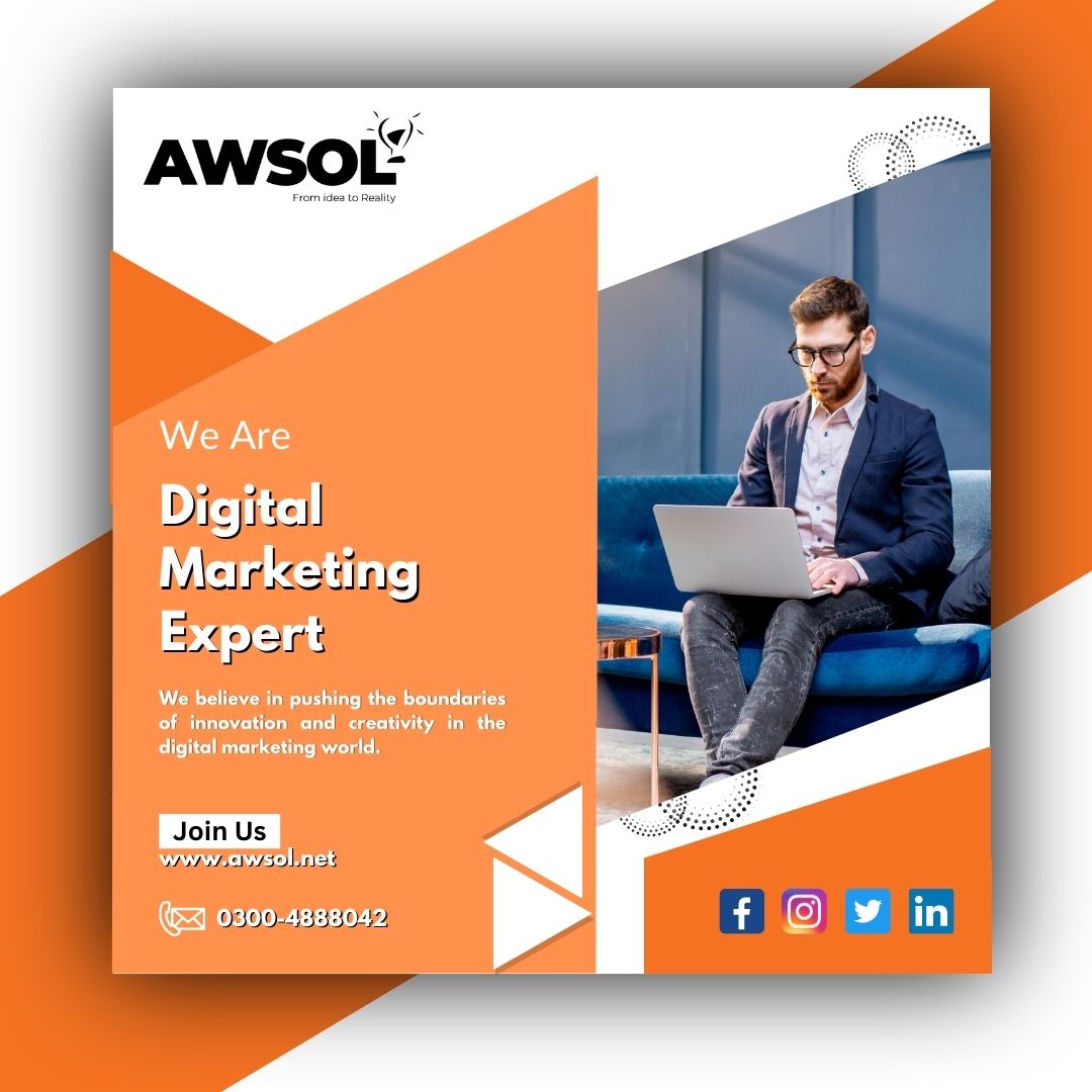 We offer comprehensive Digital Marketing Services designed to boost your online presence. Get connected with Us. For Visit: awsol.net For Call: 0300-4888042 #awsol #digitalmarketing #services #digitalmarketingagency #webdevelopment #socialmediaagency #marketing