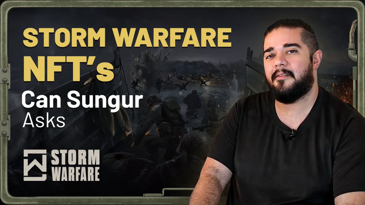 Brace yourself for an exciting video as streamer Can Sungur takes you deep into the captivating realm of Storm Warfare's NFT’s with the Storm Warfare team.
Watch the video on YouTube now and discover the possibilities that await you in Storm Warfare! 
youtu.be/lWgGOjYKhyY…