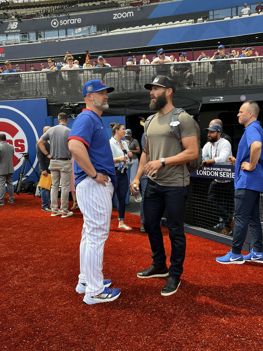 Jake and Ross #NextStartsHere 

#LondonSeries @Cubs