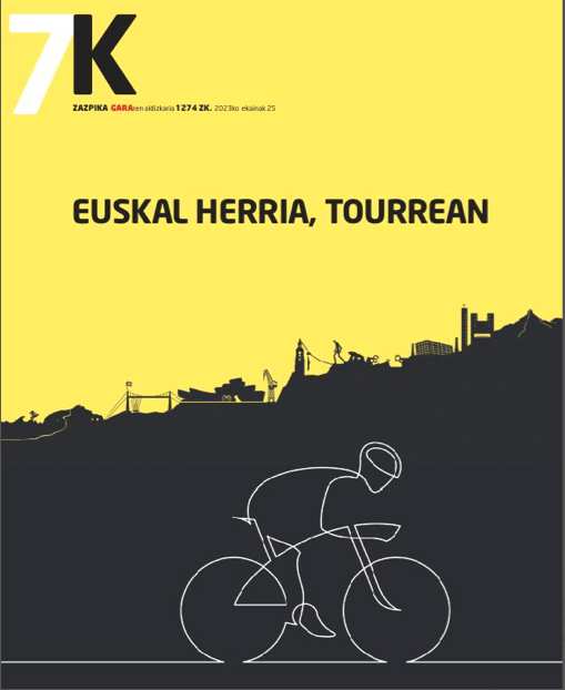 [AVANCE] Este domingo 7K se vuelca en el Tour. Aitor Agirrezabal nos cuenta la historia de la carrera ciclista y su relación con Euskal Herria. 
<a href="/aagirrezabal/">Aitor Agirrezabal</a>