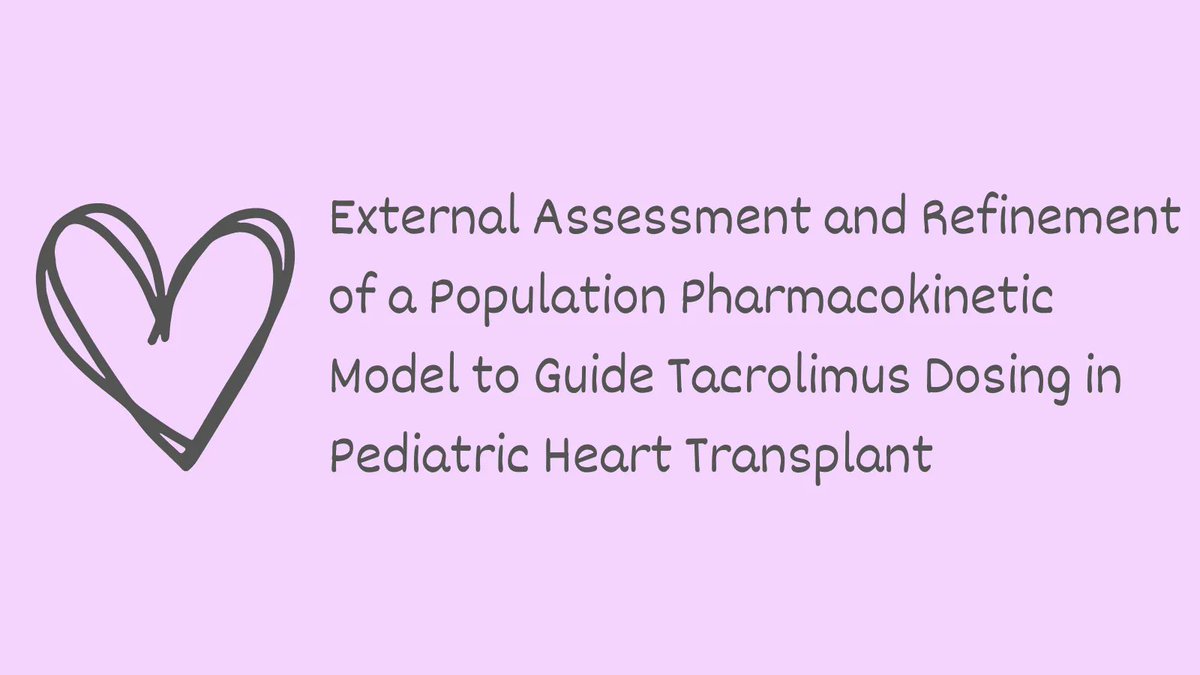 PharmacoJournal's tweet photo. The authors sought to externally validate a previously published population pharmacokinetic (PK) model that was constructed with data from a single site. https://t.co/dSg5rwEeMs @accpimtrprn https://t.co/vKRIsMV438